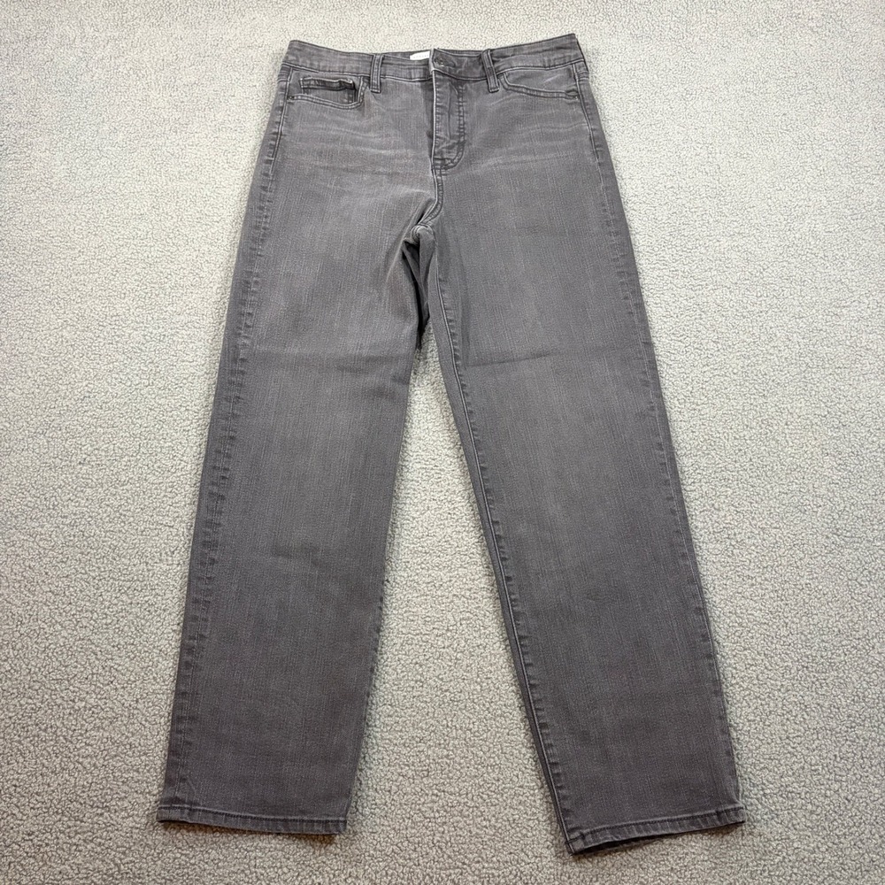 Social Standard by Sanctuary Jeans Womens 8/29 Gray Slim Straight Denim 8493